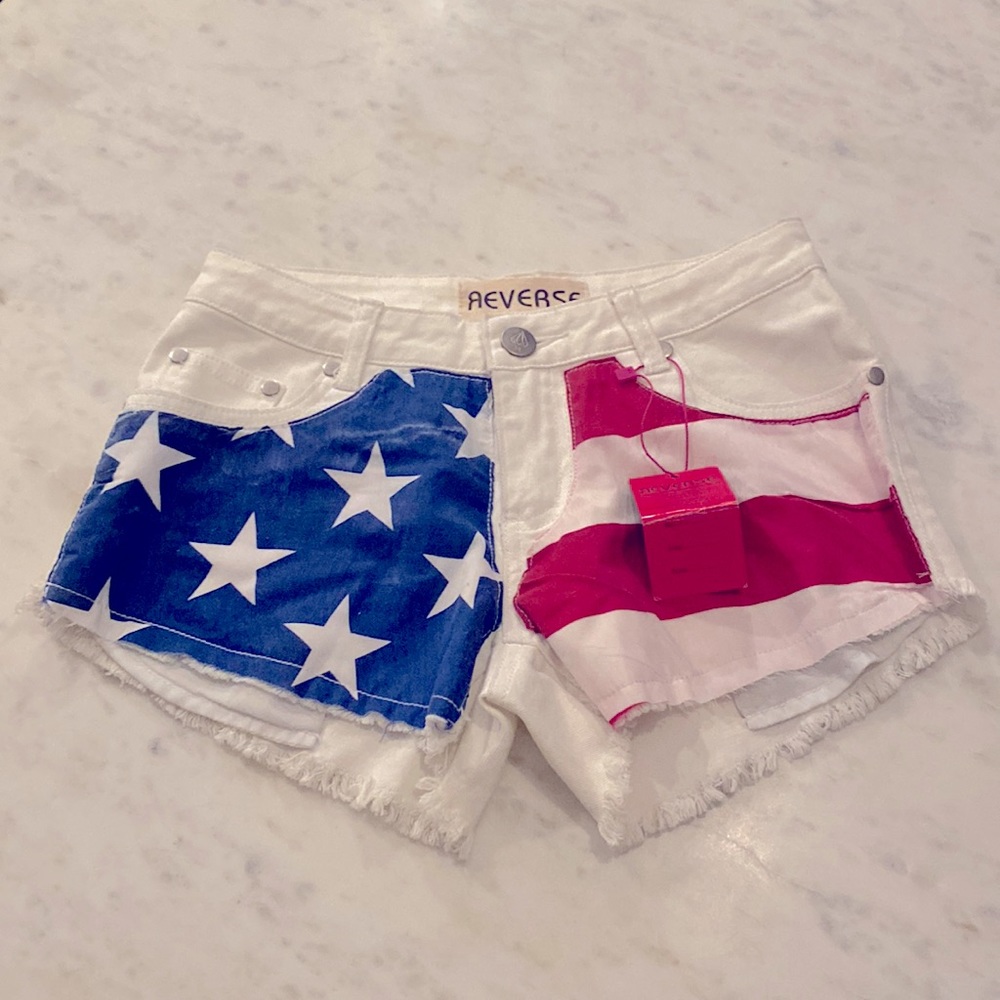 American flag shorts